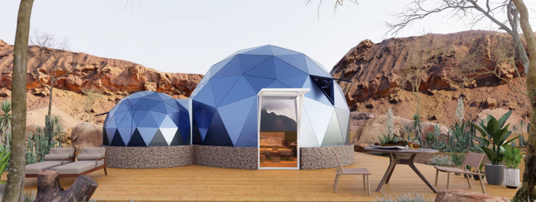 临沭县球形智能光伏玻璃星空房